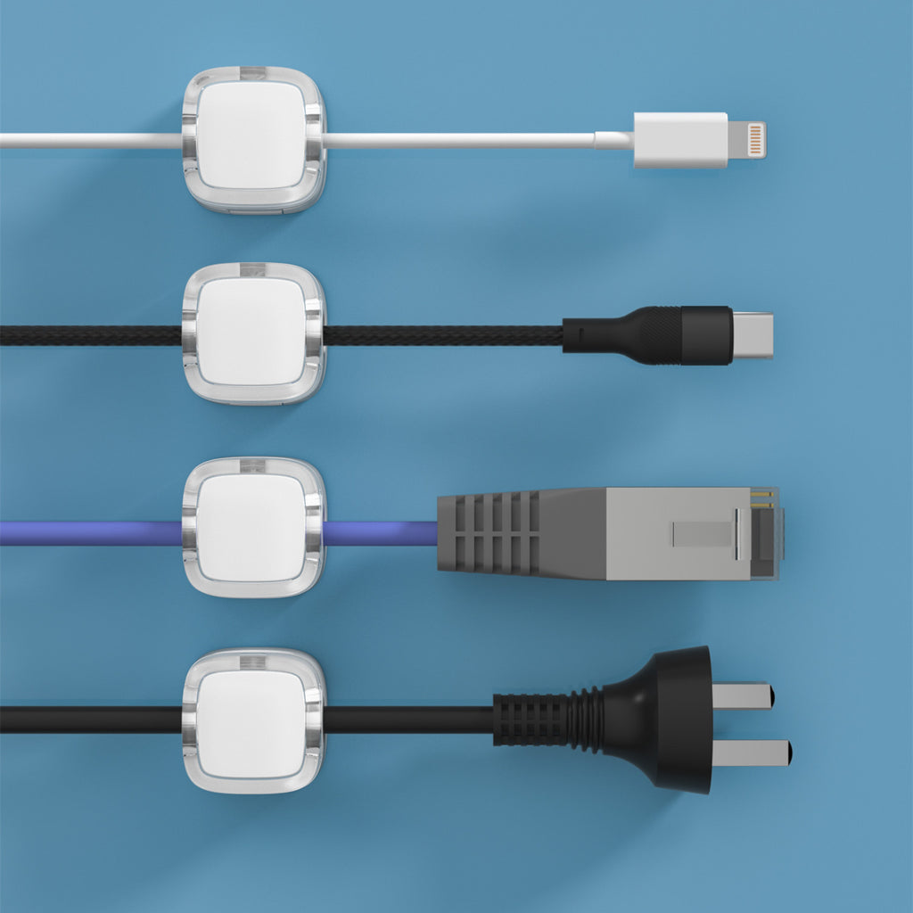 Transparent Magnetic Cord Manager Data Cable Holder