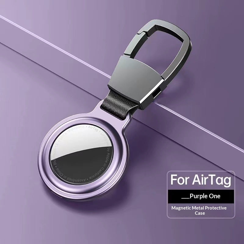 AirTag Metal Magnetic Attraction Tracker Protective Case
