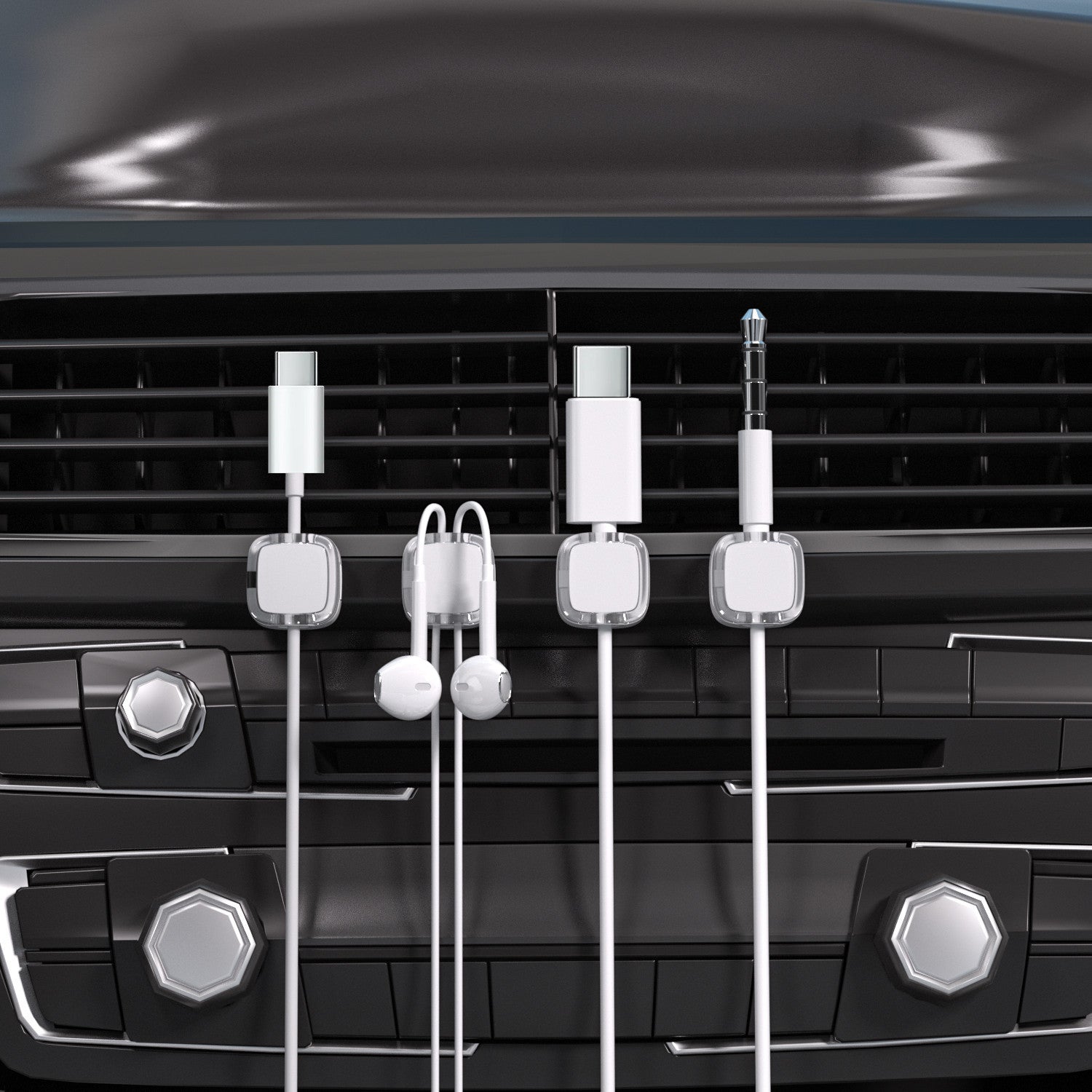 Transparent Magnetic Cord Manager Data Cable Holder