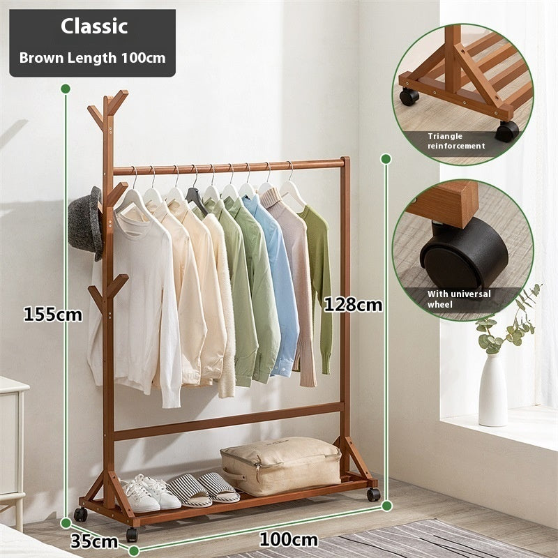 Coat Rack Floor Hanger Household Hangers