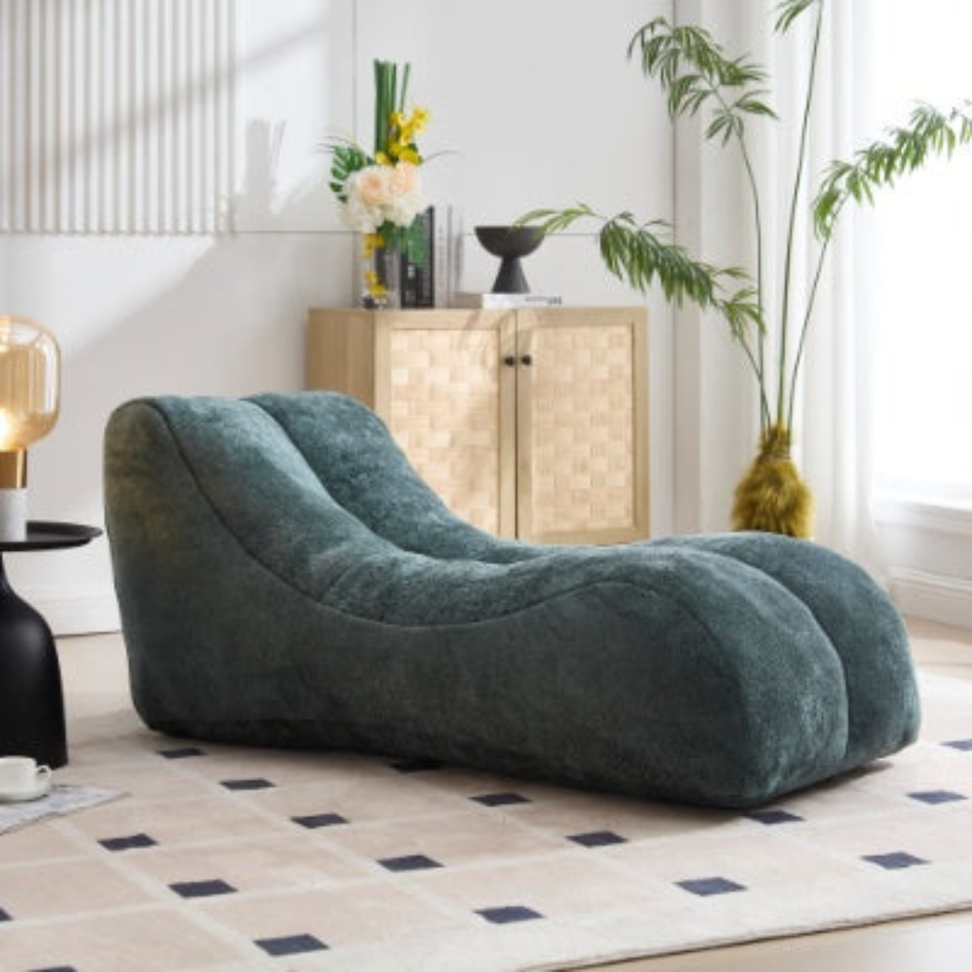 Creative Bean Bag Sofa Chair For Adults Filled With High-quality Sponge That Is Plump And Elastic Fitting The Curves Of The Human Body And Providing Gentle Support To The Body In All As