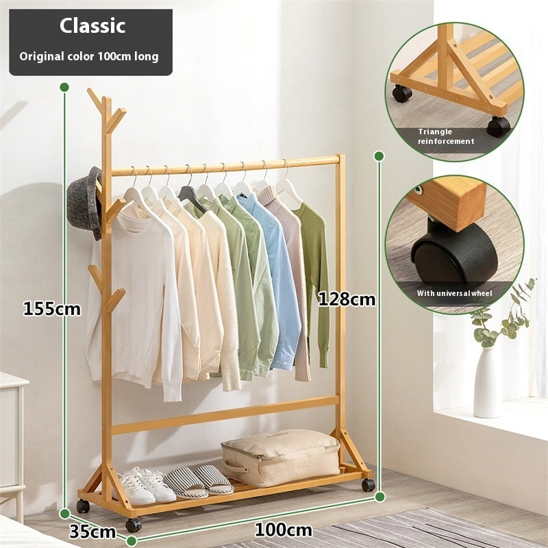 Coat Rack Floor Hanger Household Hangers