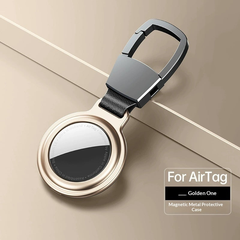 AirTag Metal Magnetic Attraction Tracker Protective Case