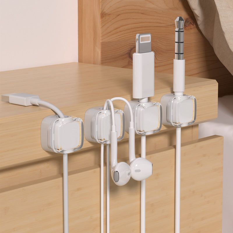 Transparent Magnetic Cord Manager Data Cable Holder