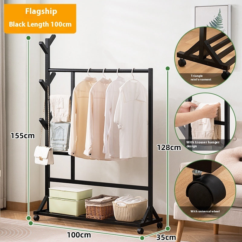 Coat Rack Floor Hanger Household Hangers